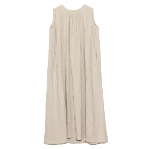 Linen backless dress(ivory) - preorder
