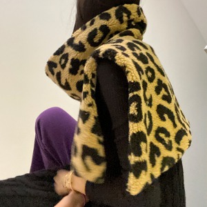 neck warmer(leopard)