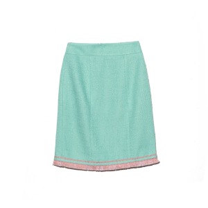 Tweed tassel skirt