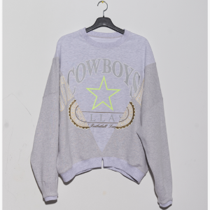 Neon star sweatshirts (Gray)